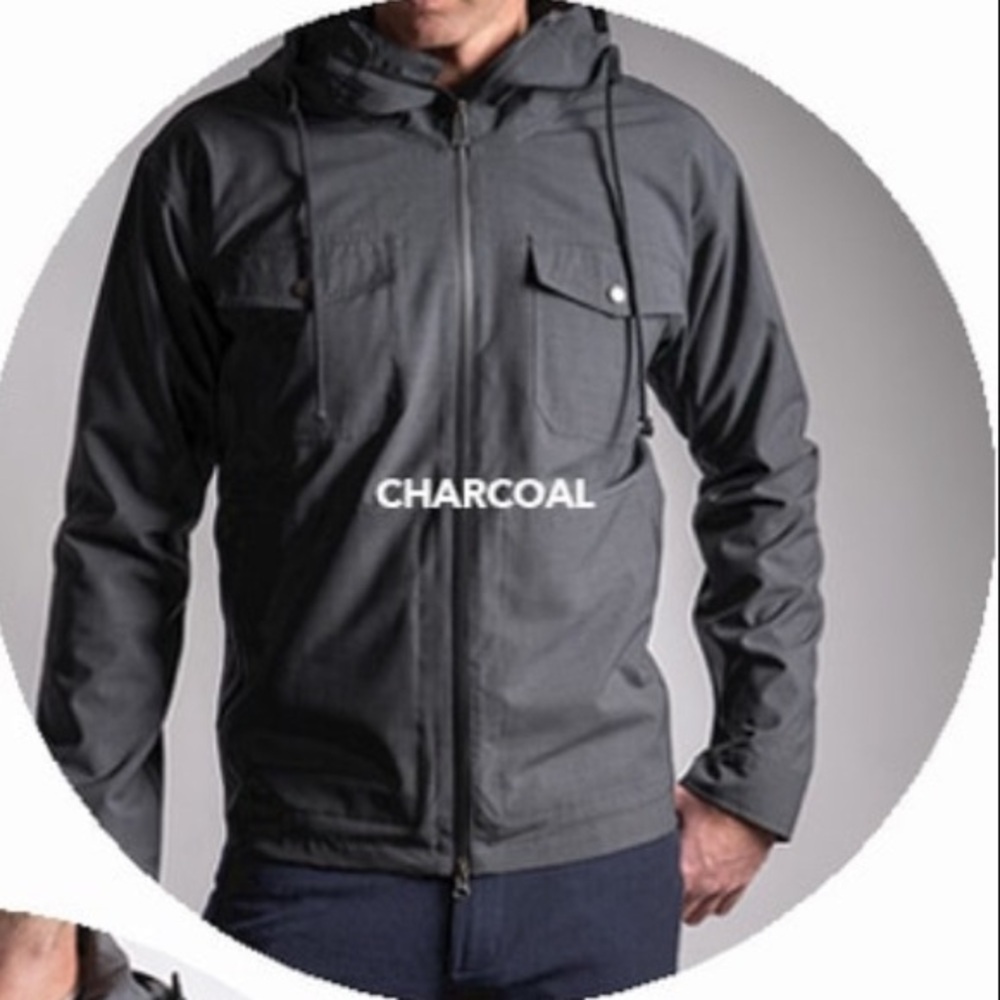Woolly NatureDry Men's Charcoal Hooded Jacket - Large - Picture 9 of 11